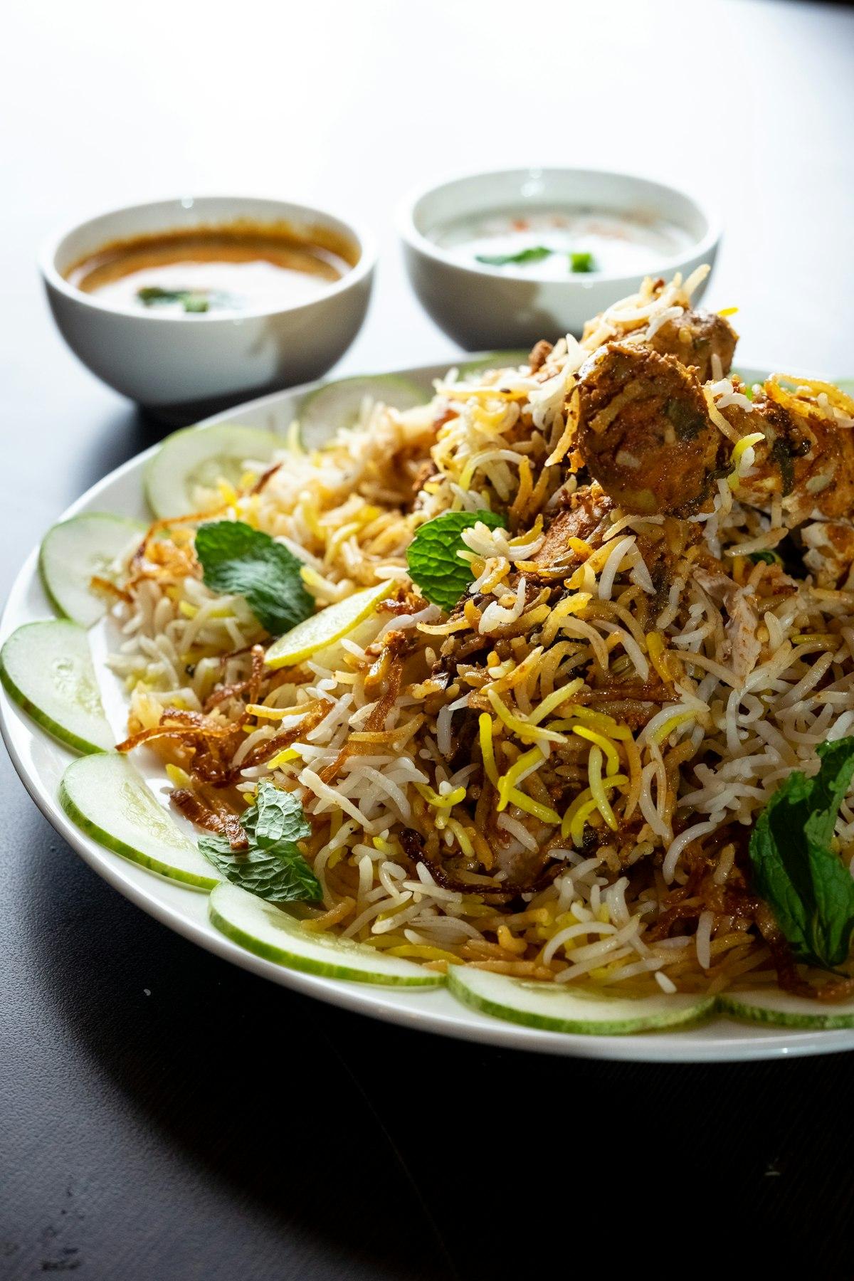 Sambar rice banana leaf service